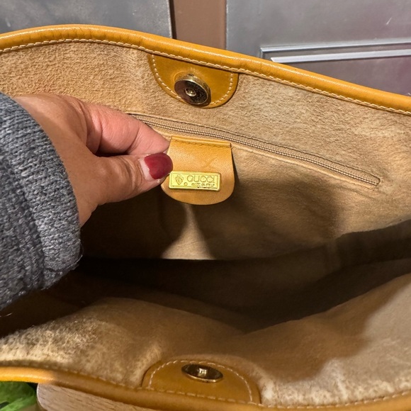 Gucci Brown and Tan Tote Bag - Picture 9 of 14